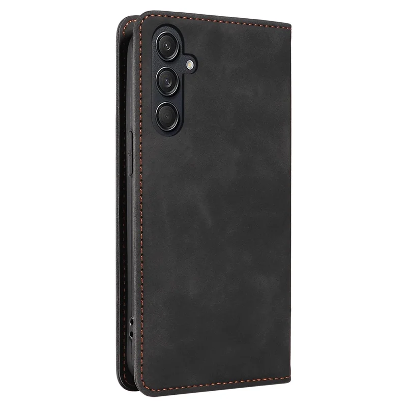 BETOPNICE 003 For Samsung Galaxy M55 5G / C55 5G / F55 5G Case Magnetic Closing Leather Cover RFID Blocking Wallet - Black