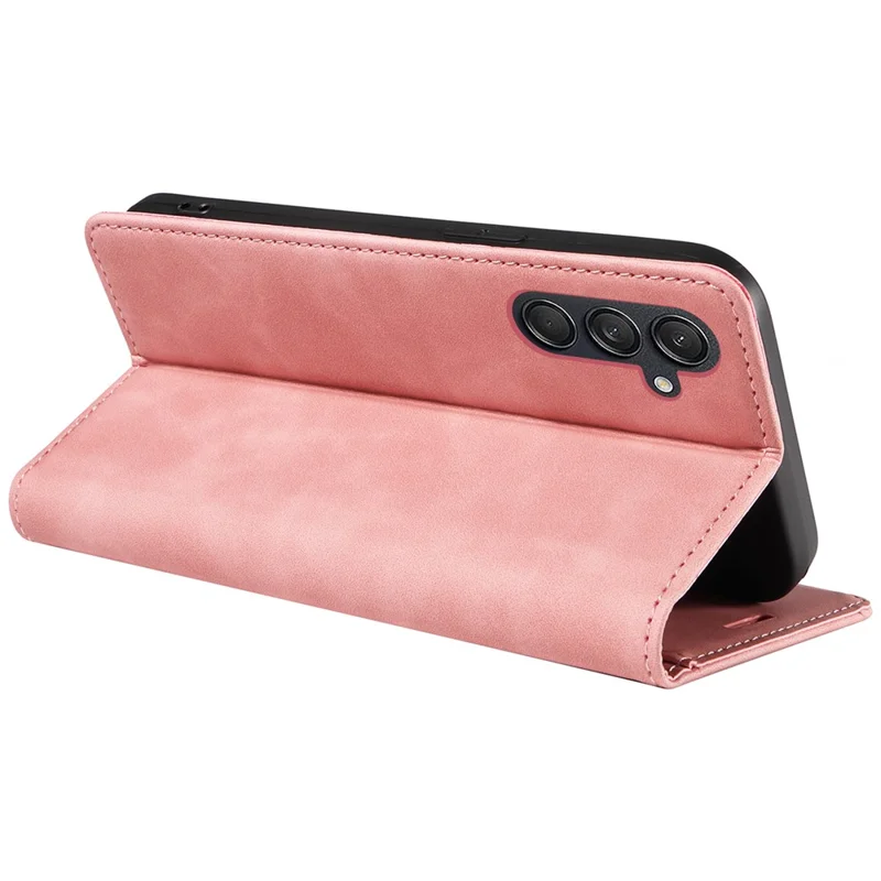 BETOPNICE 003 For Samsung Galaxy M55 5G / C55 5G / F55 5G Case Magnetic Closing Leather Cover RFID Blocking Wallet - Pink