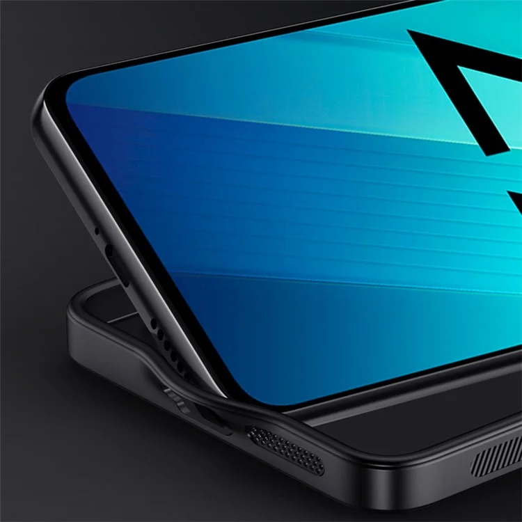 Чехол для vivo iQOO Z9 5G, текстура дерева, покрытие из кожзама, PC+TPU, защита от ударов, черный