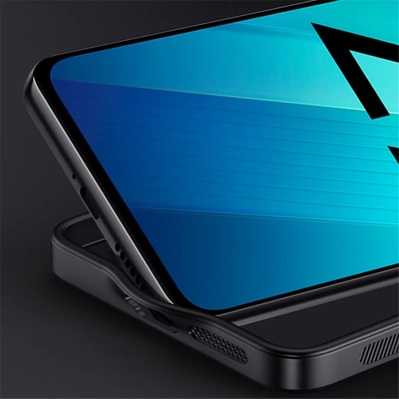 Für vivo iQOO Z9 5G Hülle Holztextur Leder-Beschichtung PC+TPU Stoßfest Handyhülle - Grau