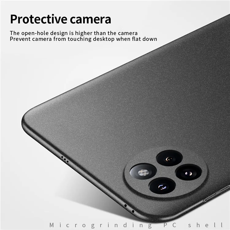 MOFI Shield Matte Series para Xiaomi Civi 4 Pro 5G / 14 Civi 5G Funda Anti-Huellas Dactilares Cubierta de Teléfono de PC Mate - Negro