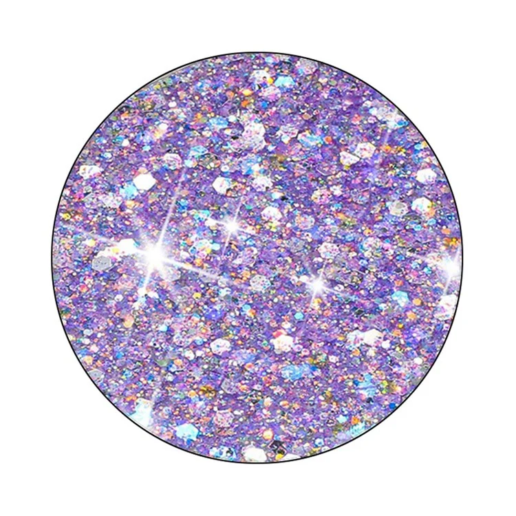 For iPhone 11 Pro Cover Sparkle Sequins Epoxy Shockproof TPU Phone Case - Purple