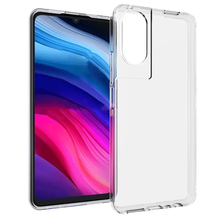 Funda para TCL 505 Carcasa Transparente TPU Cubierta Protectora de Teléfono Ultrafina Carcasa de Teléfono con Agujero para Gran Lente