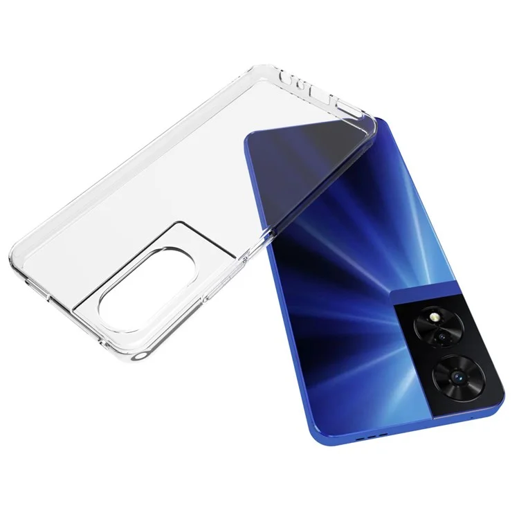 Funda para TCL 505 Carcasa Transparente TPU Cubierta Protectora de Teléfono Ultrafina Carcasa de Teléfono con Agujero para Gran Lente