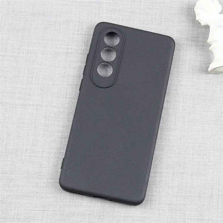 Pour le boîtier OnePlus Nord CE4 5G, finition mate, TPU souple et protection pour téléphone - Noir