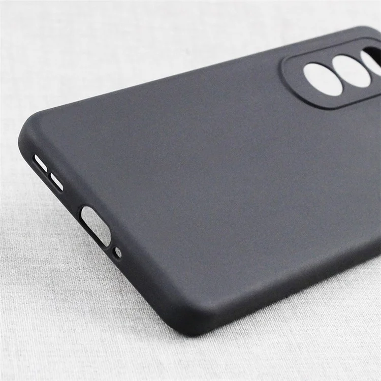 Pour le boîtier OnePlus Nord CE4 5G, finition mate, TPU souple et protection pour téléphone - Noir