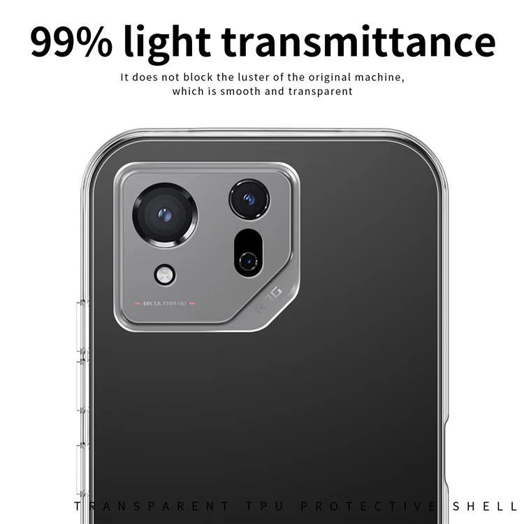 MOFI Para Asus ROG Phone 8 Pro 5G Capa de Telefone Celular Flexível Anti-Arranhões TPU