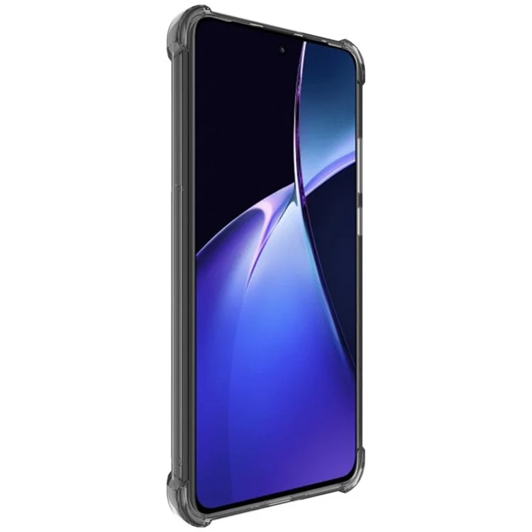 IMAK Para Oppo K12 / OnePlus Nord CE4 5G Capa de Telefone TPU Proteção Contra Quedas Capa de Telefone Transparente HD - Preto Transparente