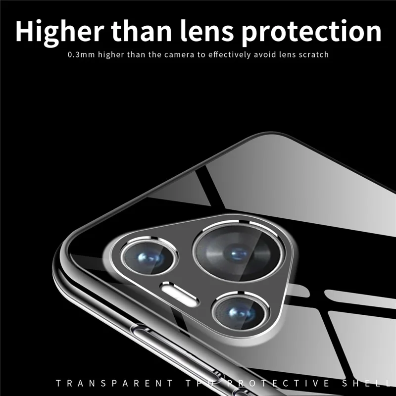MOFI For Huawei Pura 70 Case Anti-scratch High Transparency Soft TPU Phone Cover
