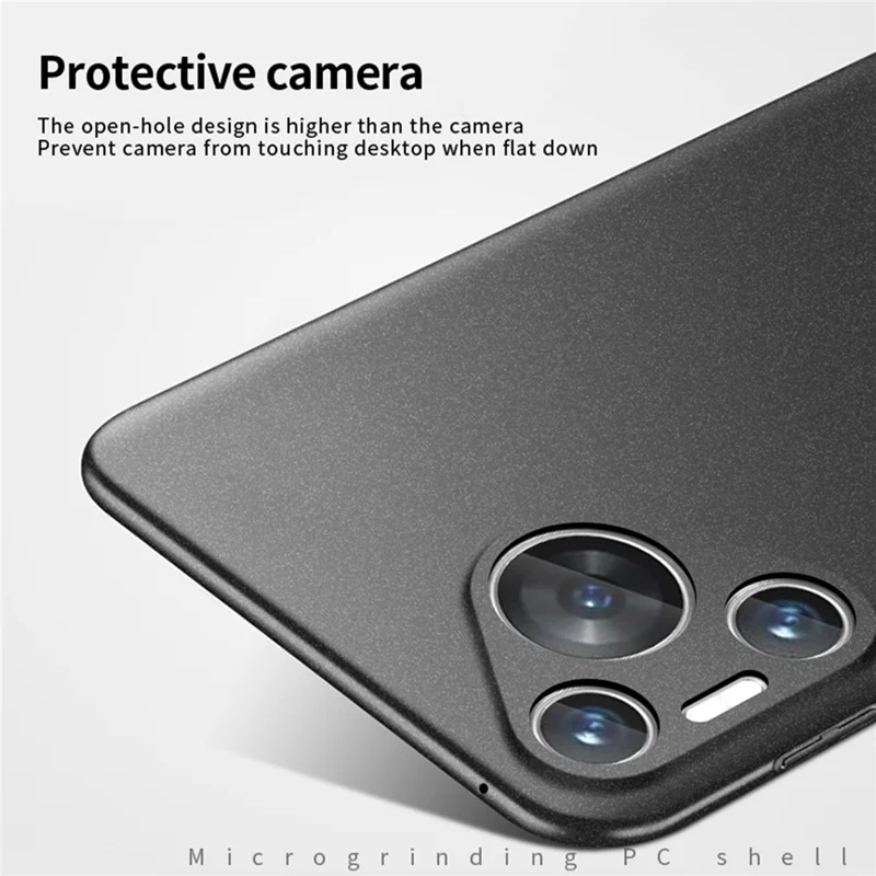 MOFI Shield Matte Series for Huawei Pura 70 Pro / 70 Pro+ Case Hard PC Protective Phone Cover - Black
