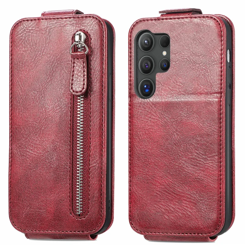 Per Samsung Galaxy S24 Ultra Case Coperte Copertura Copertura Per Cellulare Accessorio All'ingrosso - Vino Rosso