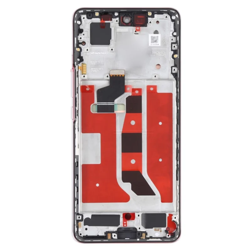 För Honor 50 OEM-klass S OLED-skärm och digitizermontering + ram (utan logotyp) - Rosa