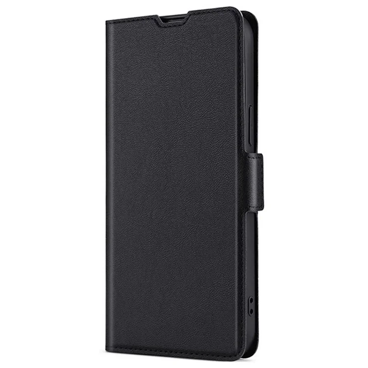 Funda para teléfono Samsung Galaxy M15 5G, con cierre magnético lateral y cubierta de cuero - negro
