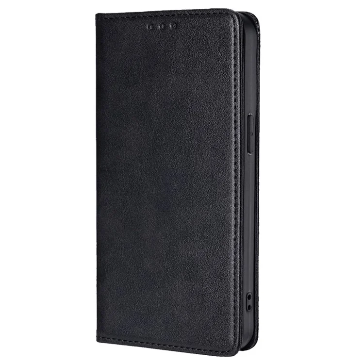For Xiaomi 14 Ultra Case Calf Texture PU Leather Wallet Phone Cover - Black