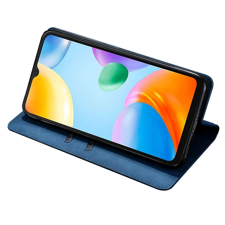 Pour Xiaomi Civi 4 Pro 5G / 14 Civi 5G Étui Porte-Cartes Fermeture Magnétique en Cuir - Bleu