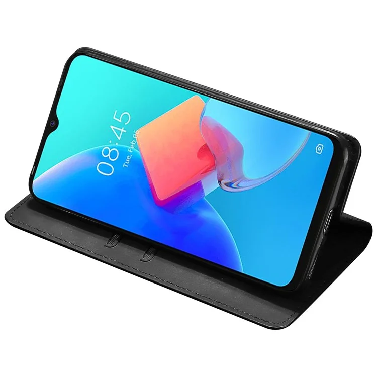 For TECNO Spark 20 Pro+ PU+TPU Wallet Phone Case Mobile Accessories Wholesale - Black