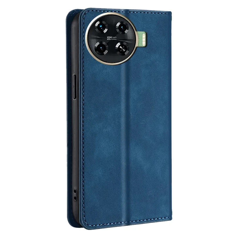 For TECNO Spark 20 Pro+ PU+TPU Wallet Phone Case Mobile Accessories   - Blue