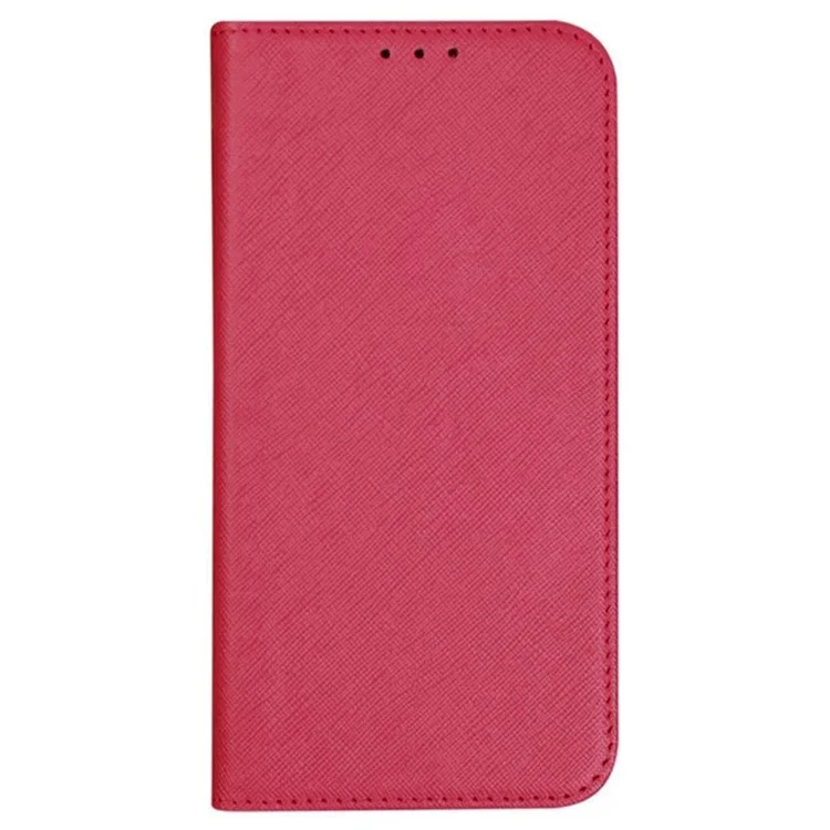 For Infinix Note 40 Pro 4G / 5G / Infinix Note 40 Pro+ Case Cross Texture Leather Folio Stand Phone Cover - Pink