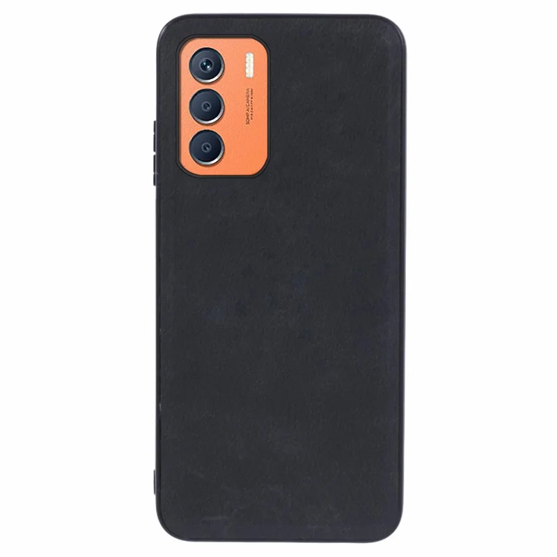 Para Infinix Zero 5G 2023 Wholesale Phone Cases PU Leather+PC+TPU Retro Texture Cover - Black