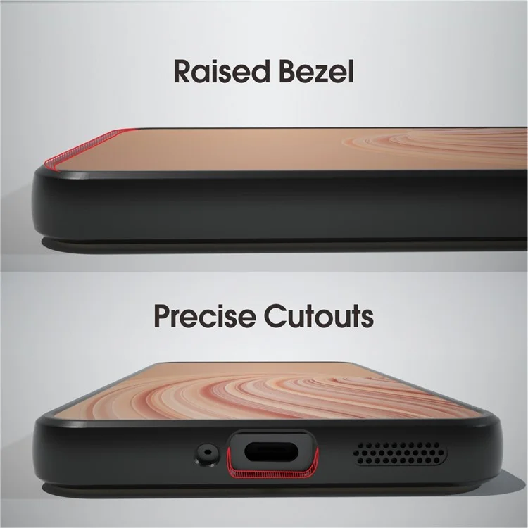 IBMRS Per Realme 12 4G / 12+ 5G Case Drop-Resistant TPU+PC Cell Phone Shell - Camuflaggio a Griglia