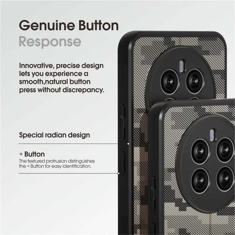 IBMRS Per Realme 12 4G / 12+ 5G Case Drop-Resistant TPU+PC Cell Phone Shell - Camuflaggio a Griglia