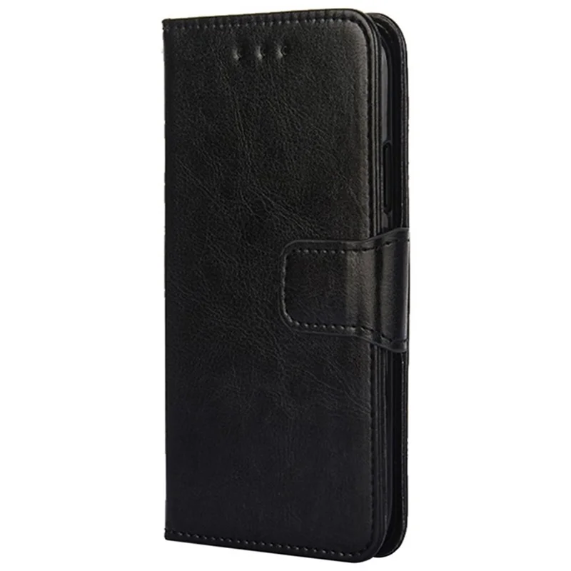 For Xiaomi Redmi A3 4G / Poco C61 4G Leather Wallet Case Mobile Phone Cover   - Black