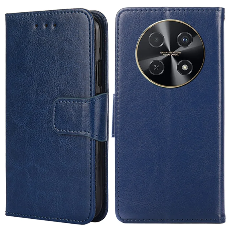 Pour Huawei nova 12i 4G Coque Portefeuille en Cuir Étui Téléphone Mobile Accessoires En Gros - Saphir