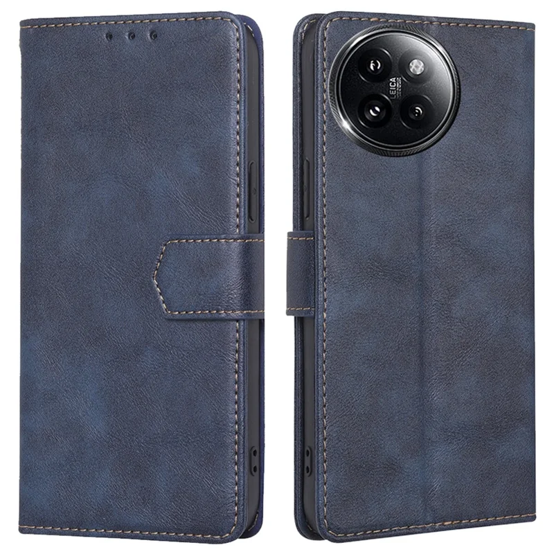 For Xiaomi Civi 4 Pro 5G / 14 Civi 5G Case with RFID Blocking Magnetic Buckle PU Leather Phone Cover - Blue