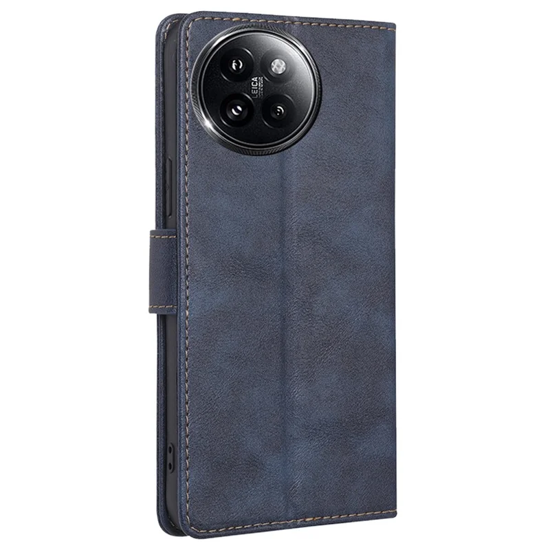 For Xiaomi Civi 4 Pro 5G / 14 Civi 5G Case with RFID Blocking Magnetic Buckle PU Leather Phone Cover - Blue