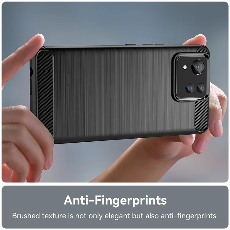 Для Asus Zenfone 11 Ultra 5G TPU чехол углеродного волокна Текстура мягкий чехол для телефона - черный