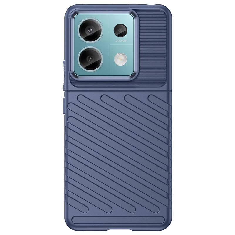 Thunder Series For Xiaomi Redmi Note 13 Pro 5G / Poco X6 5G Case Thickened TPU Soft Phone Cover - Blue