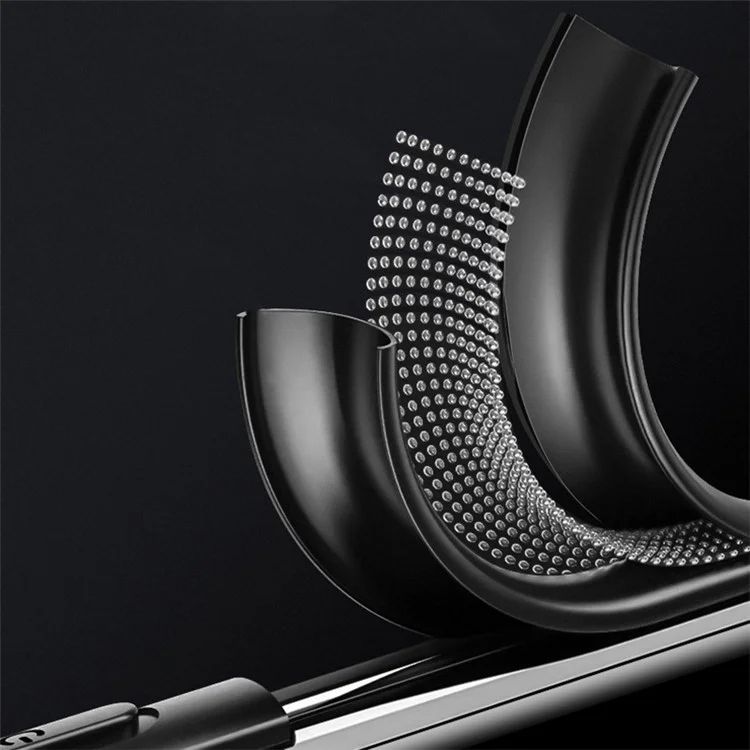 Matte Case for Xiaomi Redmi Turbo 3 5G / Poco F6 5G Bump Proof Metal+PC+TPU Phone Cover - Black+Brushed Black