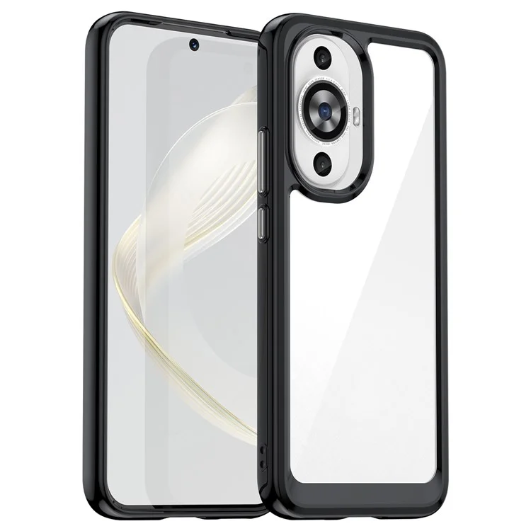 For Huawei nova 12s 4G / nova 12 Lite 4G Case TPU+Acrylic Phone Shell Wholesale Cell Phone Accessories - Black