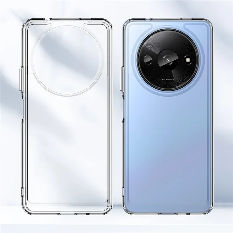 Per Xiaomi Redmi A3 / Poco C61 4G Custodie per Cellulari Candy Series Slim-Fit Cover Protettiva in TPU - Trasparente