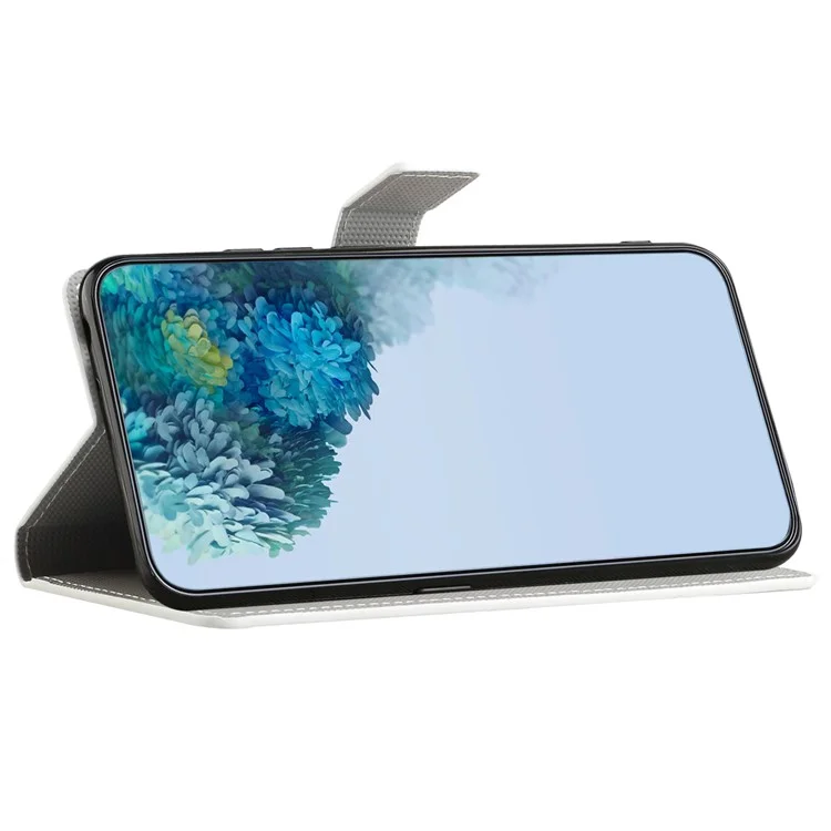 Per Samsung Galaxy M15 5G / F15 5G Custodia Flip in Pelle con Stampa a Motivi - Custodia con Portafoglio e Sticker degli Gufi
