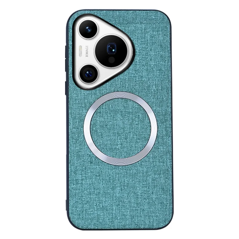 Per il caso Huawei Pura 70 Compatibile con MagSafe TPU+Cloth Protective Cover - Verde