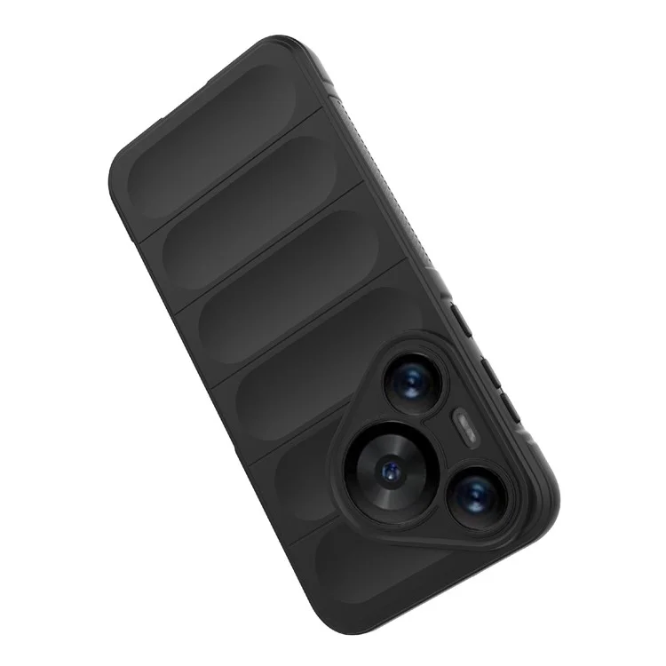 Для Huawei Pura 70 Pro / Pura 70 Pro+ Чехол из TPU с нескользящей задней панелью - черный