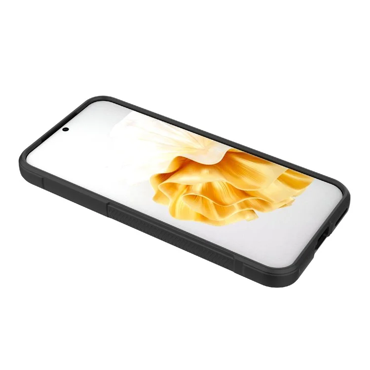 Для Huawei Pura 70 Pro / Pura 70 Pro+ Чехол из TPU с нескользящей задней панелью - черный
