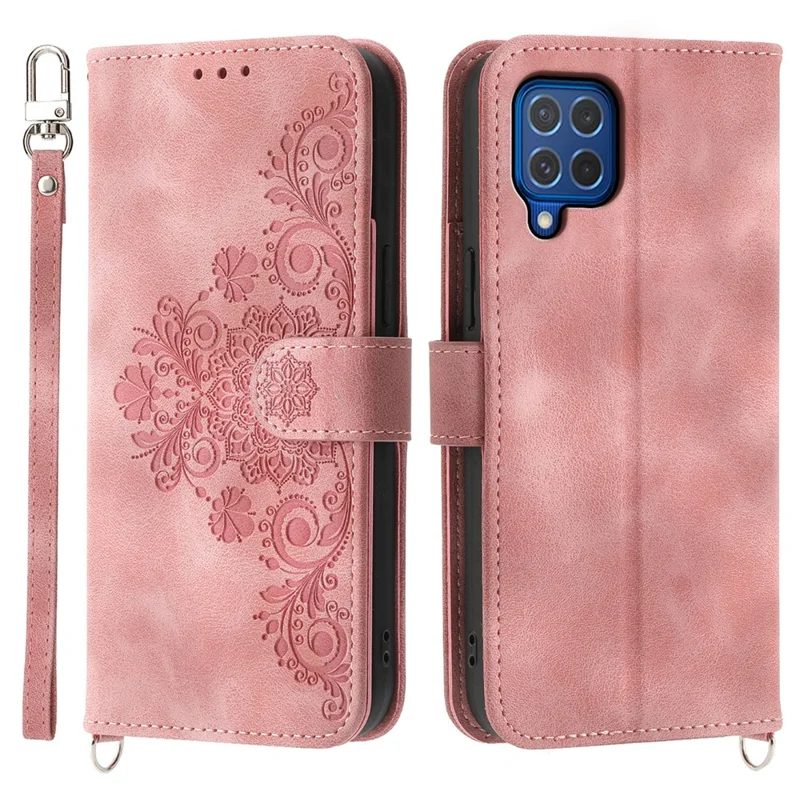 For Samsung Galaxy M62 Mobile Phone Case Wholesale Wallet Leather Stand Cover - Pink