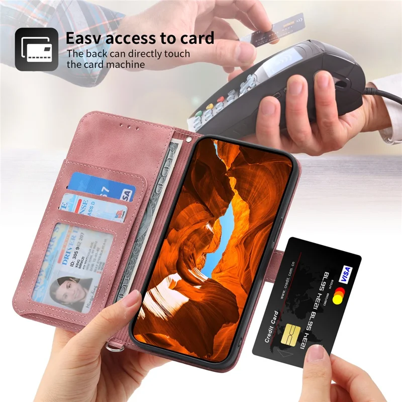 For Samsung Galaxy M62 Mobile Phone Case Wholesale Wallet Leather Stand Cover - Pink