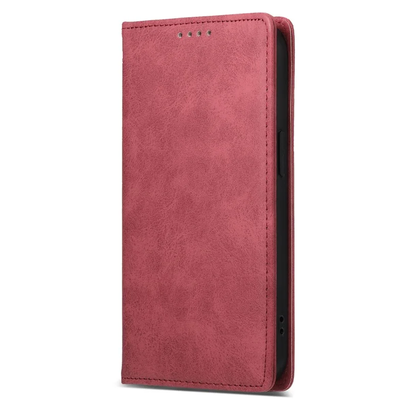 DF-05 Funda de Negocios PU Leather RFID Blocking Wallet Phone Cover - Rojo para Realme 12 5G / 12x 5G