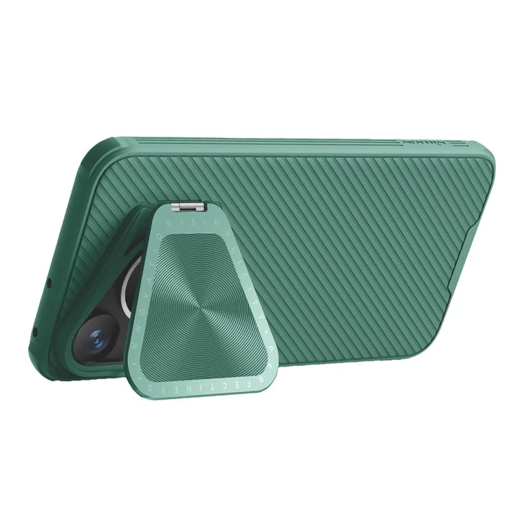 NILLKIN CamShield Prop Magnetic Series for Huawei Pura 70 Case PC+TPU Phone Shell with Built-in Camera Cover - Green
