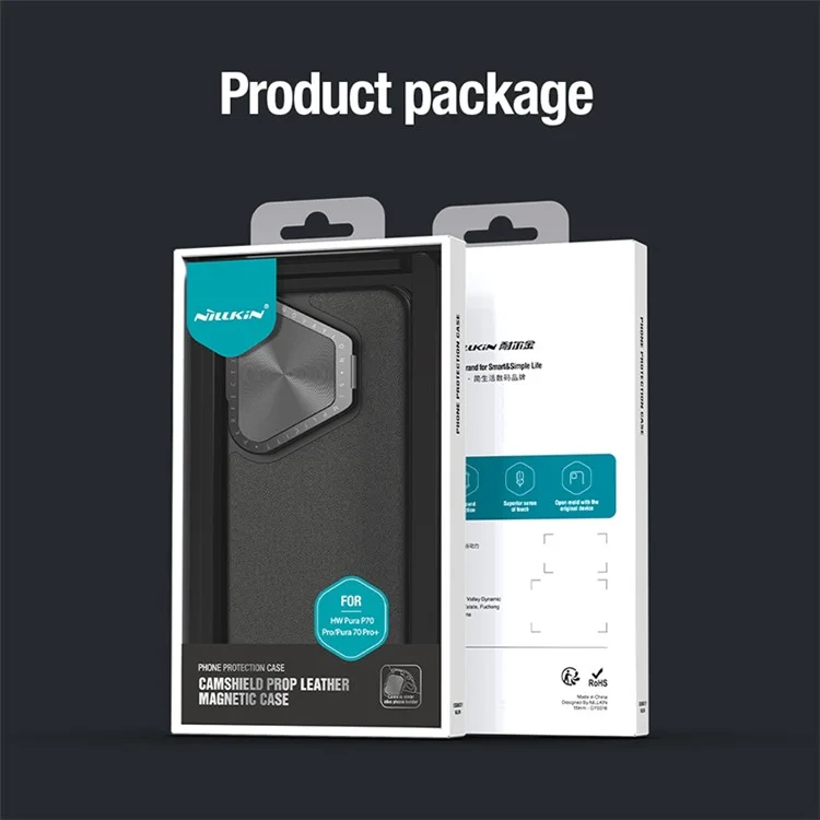 NILLKIN CamShield Prop Für Huawei Pura 70 Pro / Pura 70 Pro+ Kompatibel mit MagSafe Handyhülle Ständer Cover