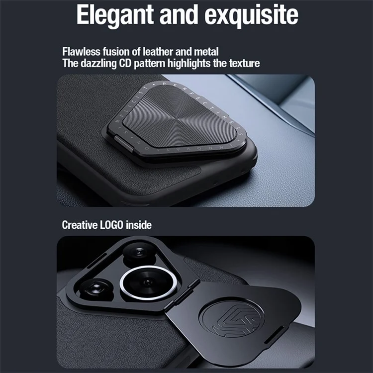 NILLKIN CamShield Prop Für Huawei Pura 70 Pro / Pura 70 Pro+ Kompatibel mit MagSafe Handyhülle Ständer Cover