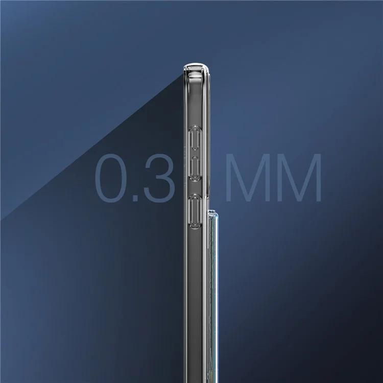Per Samsung Galaxy S24+ Custodia Trasparente TPU+PC+Acrilico Custodia Protettiva per Cellulare con Porta Carte