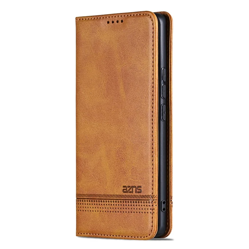 AZNS For Oppo Reno11 F 5G Case PU Leather Flip Stand Wallet Phone Cover - Brown