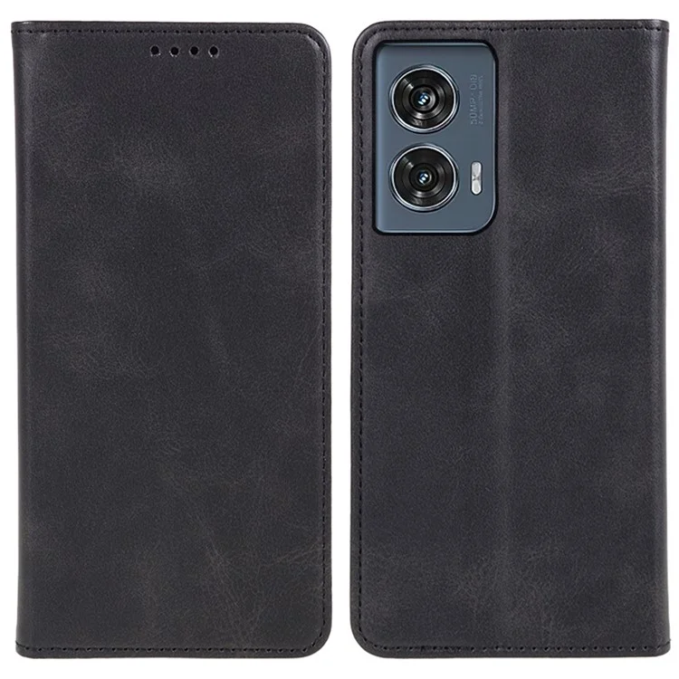 Para Motorola Edge 50 Fusion Case Wallet Leather Phone Cover Magnetic Auto Closing - Preto