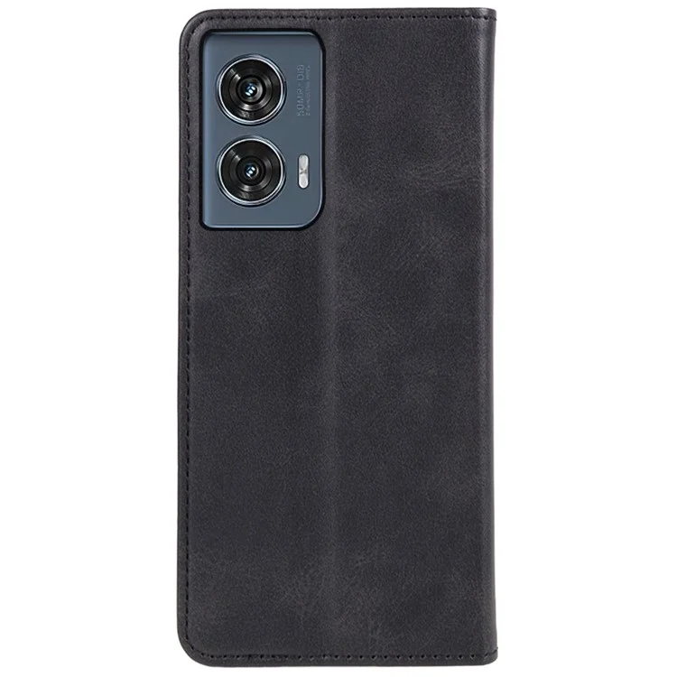 Para Motorola Edge 50 Fusion Case Wallet Leather Phone Cover Magnetic Auto Closing - Preto