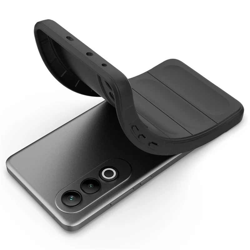 For OnePlus Nord CE4 5G Case Shock Absorption TPU Mobile Phone Protector Cover - Dark Grey