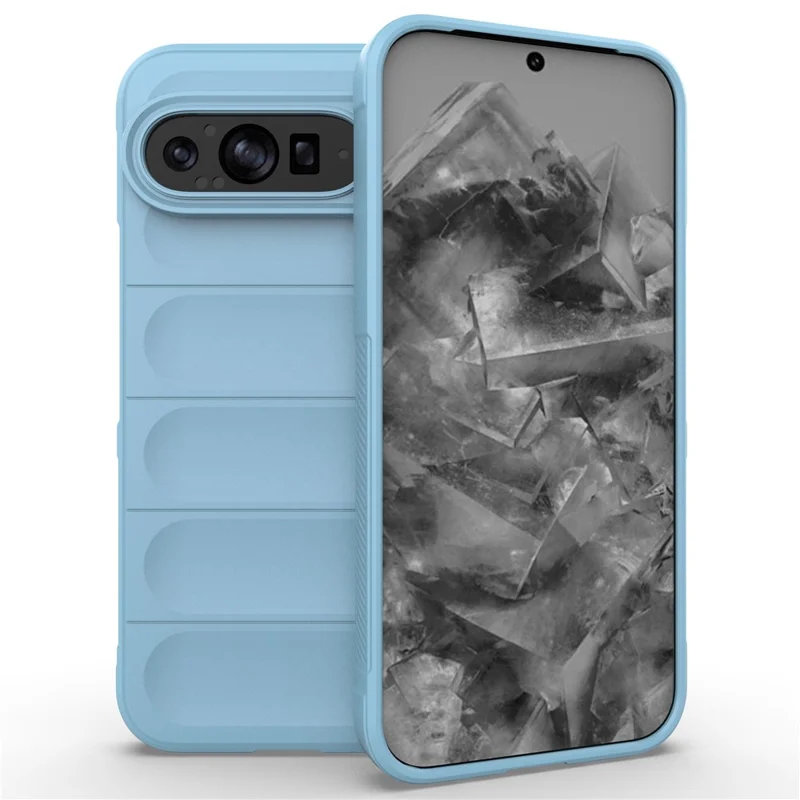 Mobile Phone Protector for Google Pixel 9 Pro XL , Shock Absorption TPU Back Case - Baby Blue